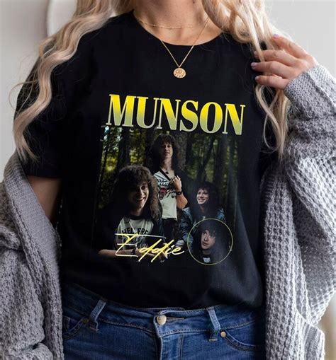 Eddie Munson Stranger Things 4 Shirt Stranger Things Merch | Etsy