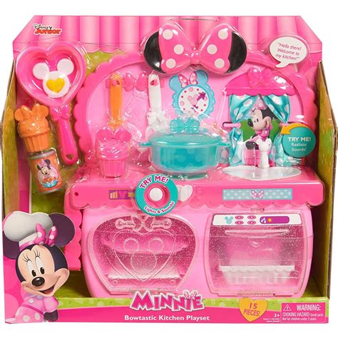 Minnie Mouse Kitchen Cooking Play Set - All About Kitchen Set