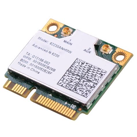 Notebook Network Cards 62230ANGMW 6230 ABGN ADVANCED-N + BLUETOOTH 3.0 ...