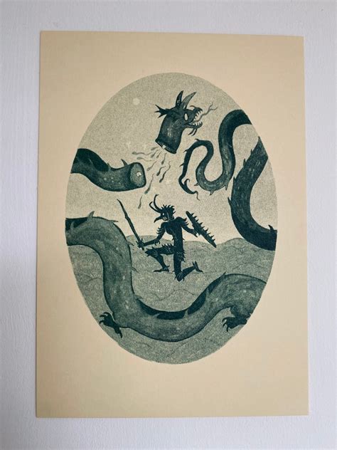 lambton worm a5 print | eli spencers shop