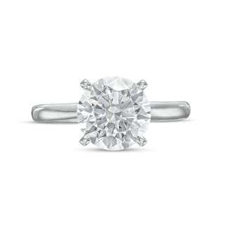 3 CT. Certified Diamond Solitaire Engagement Ring in 14K White Gold (I/I2) | Zales