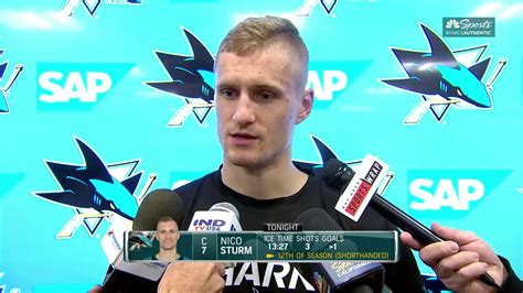 Nico Sturm admits Sharks had 'lifeless' performance in loss to ...