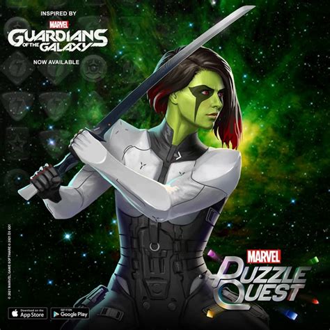 The Secrets Behind Designing Gamora for 'Marvel's Guardians of the Galaxy' and 'Marvel Puzzle ...