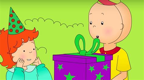 Caillou and the Birthday Present | Caillou Cartoon - YouTube