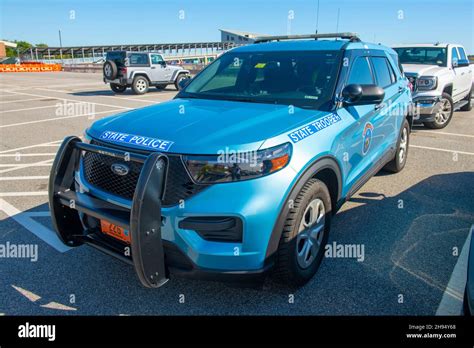 Ford Interceptor Maine State Police Interceptor SUV car in downtown ...