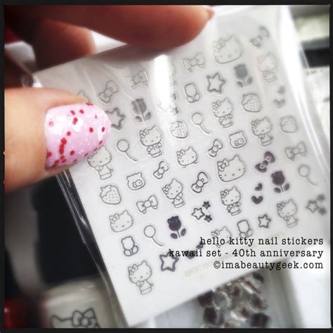 Hello Kitty Nail Art Kit: Kawaii 40th Anniversary - Beautygeeks