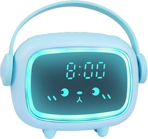 Alarm Clock for Kids,Cute Wake Up Digital Alarm Clock 2 Alarms Volume Adjustable Multifunctional ...