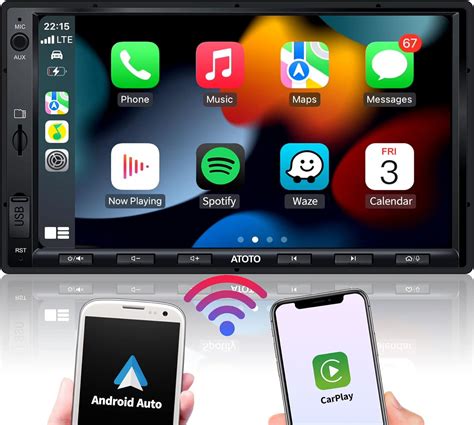 Amazon.com: ATOTO F7 XE 7inch Wireless CarPlay & Wireless Android Auto ...