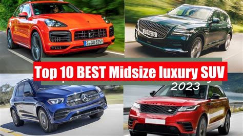 Top 10 Best midsize luxury SUVs to buy in 2023 - YouTube