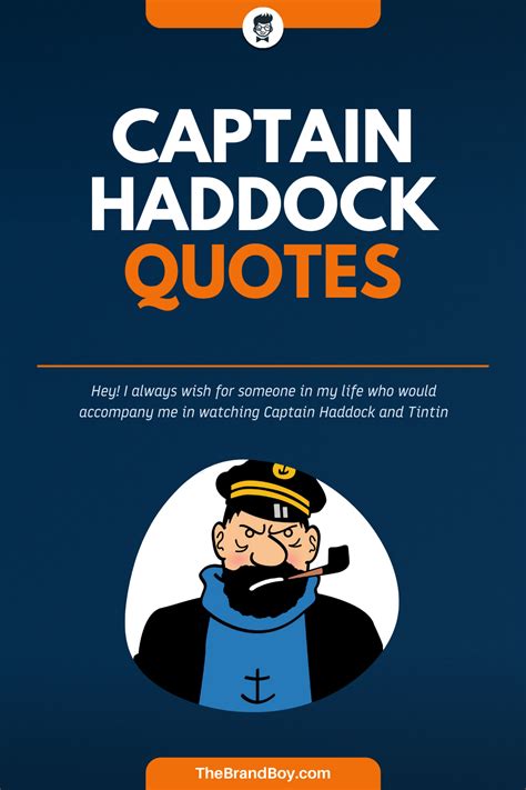 86+ Famous Captain Haddock Quotes and Sayings | Captain haddock, Sailor ...