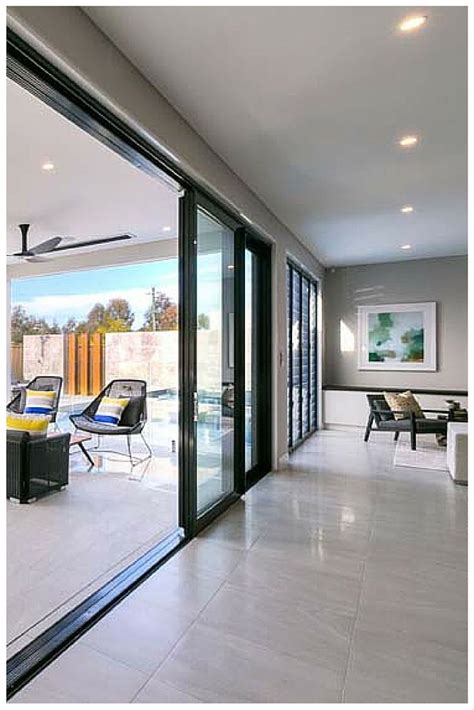 When Wideline stacking doors are opened they provide seamless transition from outside to in and ...