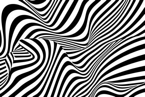 Black and white abstract stripes - PSDgraphics