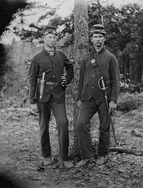 The Chubachus Library of Photographic History: Portrait of Two Union Soldiers Who Served as ...