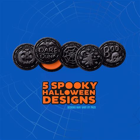 OREO Orange Creme Chocolate Sandwich Cookies Limited Edition Halloween 3-Pack Set