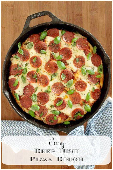 Deep Dish Pizza Dough | Recipe | Deep dish pizza dough, Pizza recipes dough, Deep dish pizza