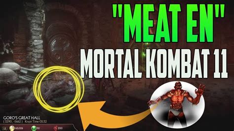 Mortal Kombat 11 / Meat En La Kripta MK11 - YouTube