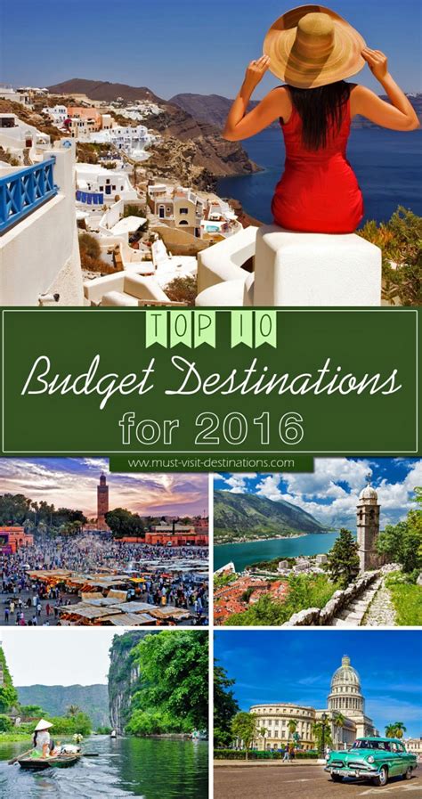 TOP 10 Budget Destinations for 2016 - Must Visit Destinations