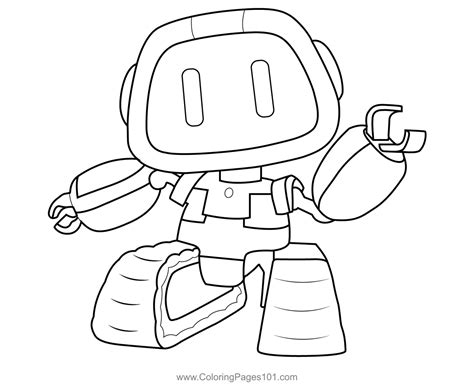 Boogie Bot Poppy Playtime Coloring Page for Kids - Free Poppy Playtime Printable Coloring Pages ...