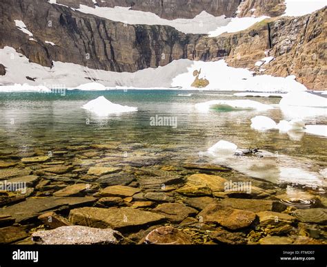 Iceberg Lake Trail Stock Photo - Alamy