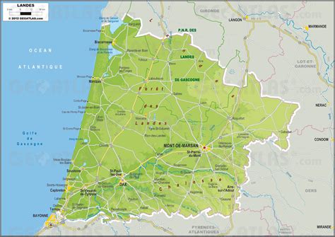 Carte Des Landes | Carte