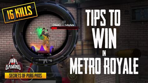 METRO ROYALE TIPS & TRICKS to WIN | PUBG MOBILE - YouTube