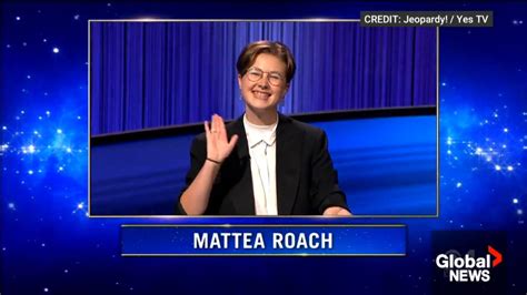 Mattea Roach to appear on “Jeopardy! Masters” spinoff show | Globalnews.ca