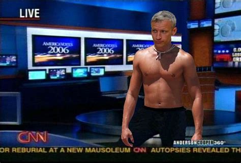 The new way to tell the news... What news? Newscaster, Hour Workout ...