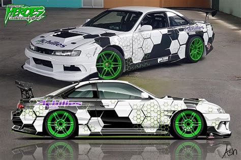 Cool honeycomb graphic package. | Racing car design, Car wrap design, Car wrap