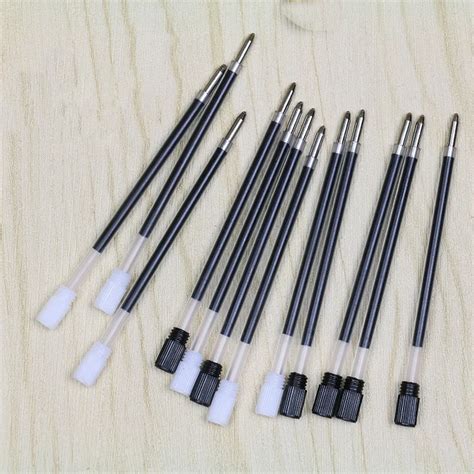 Wholesale 20 pcs/ lot 7cm pen refill replacement black ink for copper pen roller pen & cystal ...