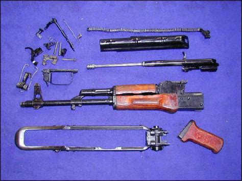1976 Russian AKMS Parts Kit, AK-47 AK47 type, VG