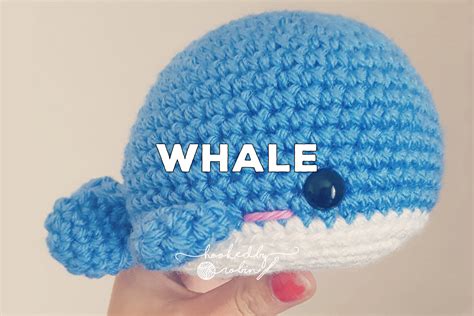 Amigurumi Crochet Whale Pattern — Hooked by Robin