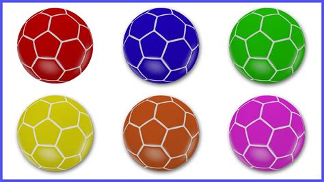 Learn Colors With FIFA Soccer Balls | Learning Colours with Footballs ...