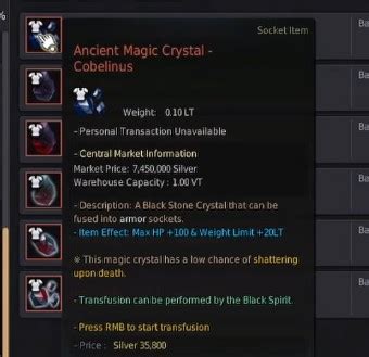 BDO Best Budget Crystals Guide(Season&Cheap Setup) - mmosumo