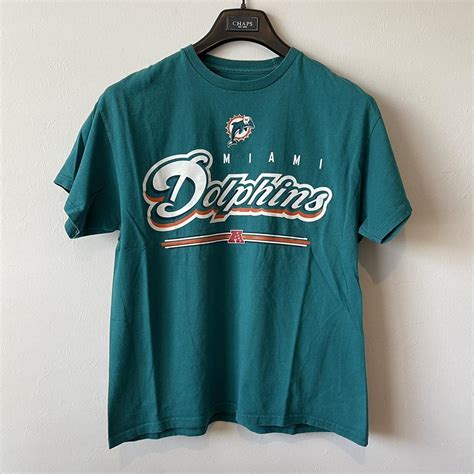 Vintage 2000’s NFL Miami Dolphins throwback logo... - Depop