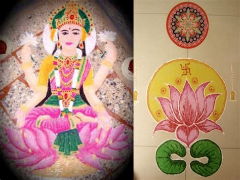 9 Best Lakshmi Rangoli Designs With Pictures | Styles At Life