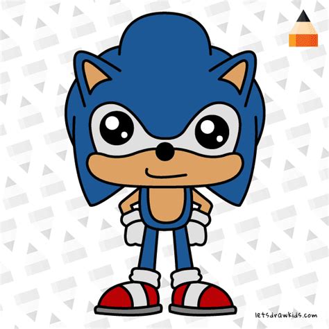 How To Draw Sonic Easy | Sonic Coloring | Sonic Chibi