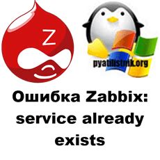 Ошибка Zabbix: service already exists | Настройка серверов windows и linux