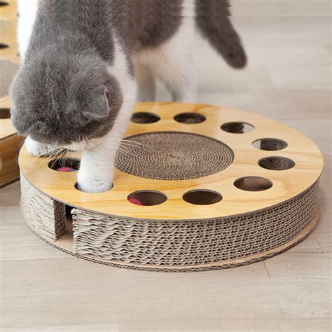 Interactive Maze & Scratch Cardboard Cat Toys – Pawpycup