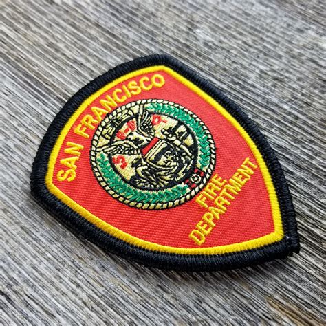 San Francisco Patch - California Souvenir - Fire Department Shield ...