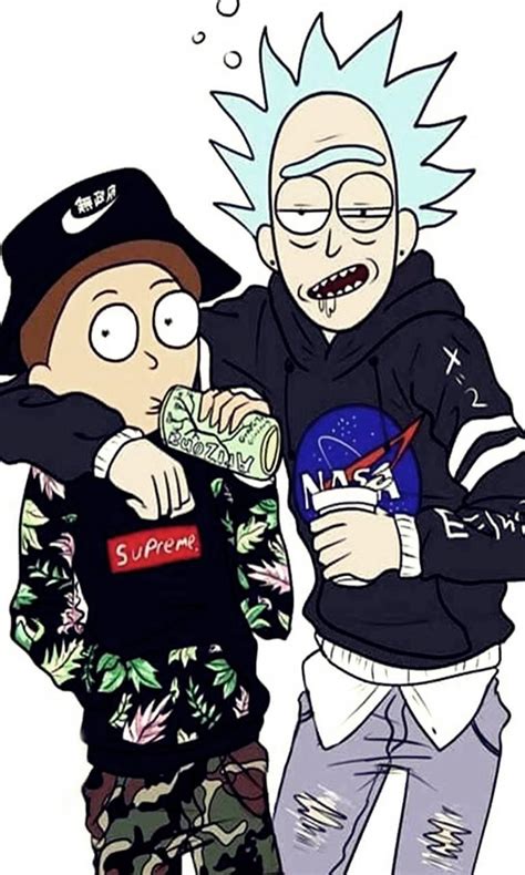 Supreme Rick And Morty Wallpapers - Wallpaper Cave