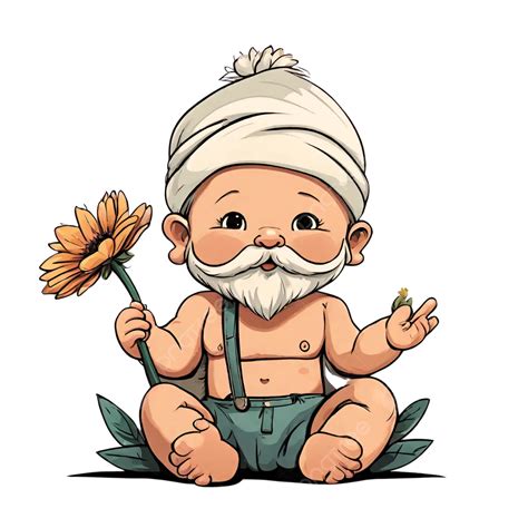 Cute Baby Boy With White Beard, Cute Baby, Baby Boy, Baby PNG Transparent Image and Clipart for ...