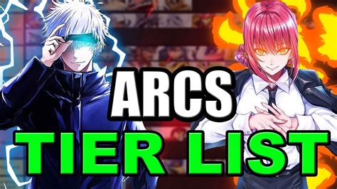 Jujutsu Kaisen and Chainsaw Man Arcs Ranked | CSM JJK Arc Tier List! - YouTube