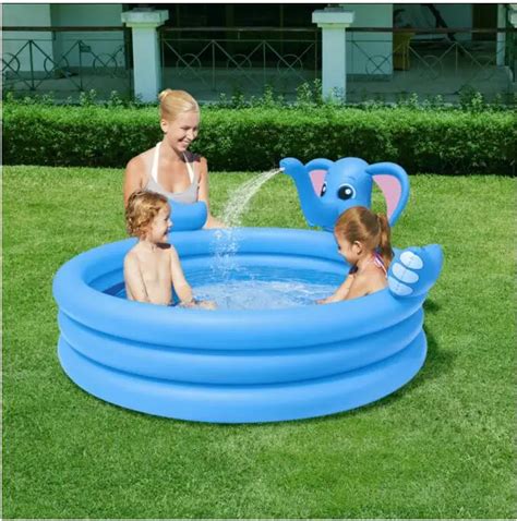 152*152*74CM Large Inflatable Swimming Pool Kids Pools Family Play Pool Round Piscina large ...