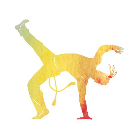 Premium Vector | Capoeira dancer silhouette Isolated on white vector ...