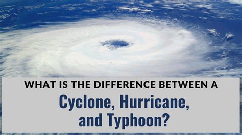 What Is The Difference Between A Cyclone, Hurricane, And Typhoon?