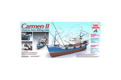 Artesania Latina 1/40 Carmen II Tuna Boat Scaled Wooden Model Ship Kit ...