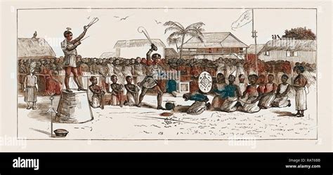 A PUBLIC EXECUTION AT COOMASSIE, THE ASHANTEE WAR 1873. Anglo-Ashanti ...