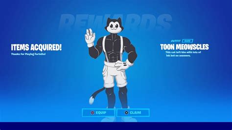 Fortnite Toon Meowscles: How to get Skin, and Emote