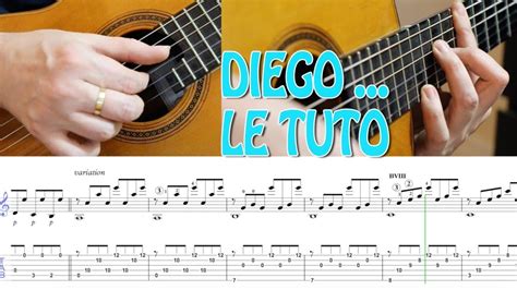 TUTO - DIEGO LIBRE DANS SA TÊTE - GUITAR FINGERSTYLE Chords - Chordify