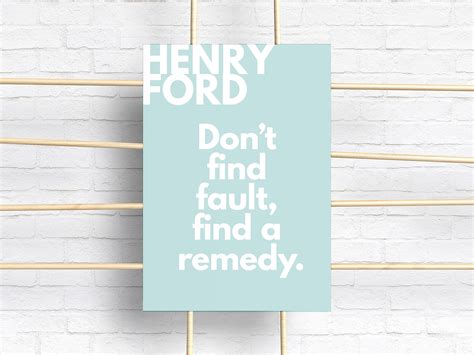 Henry Ford Henry Ford Quote Poster Henry Ford Quote Wall - Etsy